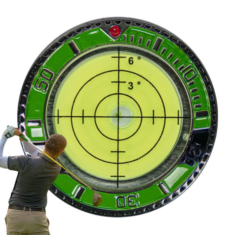 Golf Green Reader,Golfballmarker - Golf-Putting-Hilfe, doppelseitiges Lesegerät - Tragbares Green-Messgerät, Golf-Trainingsgerät für Golfplatz, Fußballplatz von Dubbulon