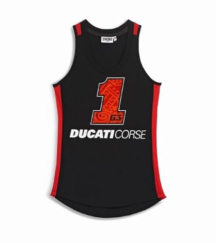 Ducati Corse Pecco Bagnaia PB#1 Black Line Tanktop Größe L von Ducati