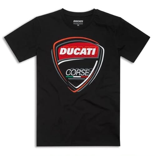 Ducati Corse Sketch 2.0 T-Shirt Größe L, Schwarz von Ducati