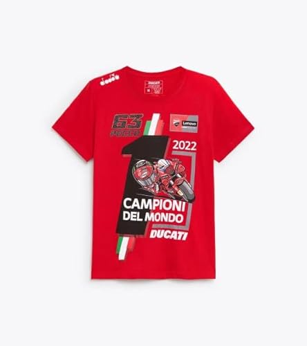 Ducati Corse T-Shirt MotoGP World Champion Pecco Bagnaia Größe XXL von Ducati