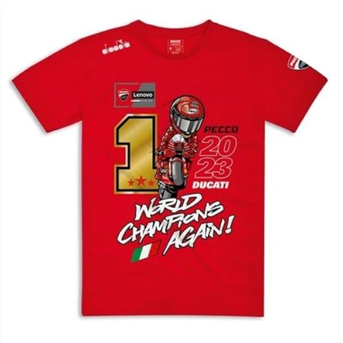 Ducati Corse World Champion Pecco Bagnaia T-Shirt Größe M von Ducati