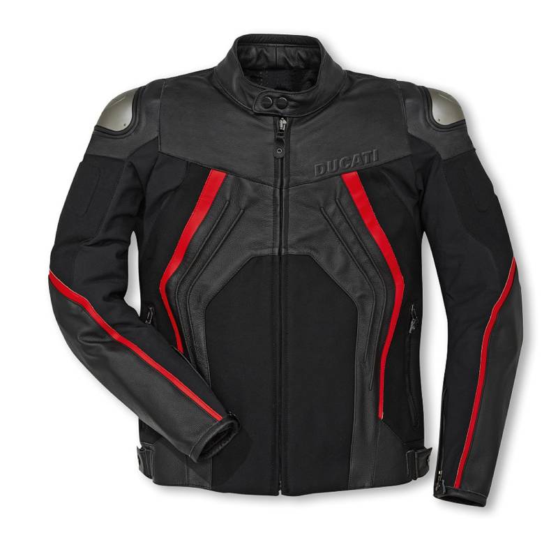 Ducati Dainese Lederjacke Fighter C1 schwarz Größe 56 von Ducati