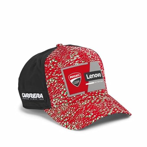 Ducati Mütze GP Mug-24 Special Edition, Rot, Polyester, Anpassbar, Unisex, Frühling, Herbst, Sport, Modern, Grafik, Ducati Lenovo Team, Baseball Cap von Ducati