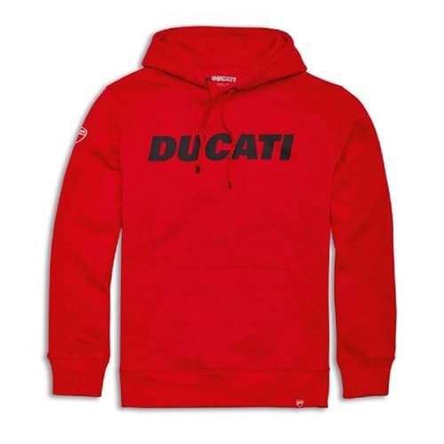 Ducati Logo Sweatshirt mit Kapuze Hoodie Größe L von Ducati