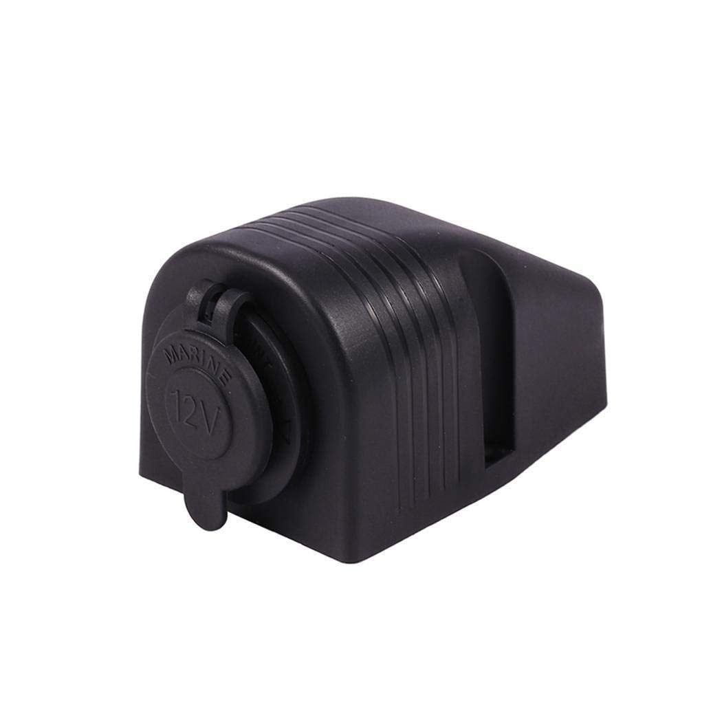 Duendhd 12V Wasserdichter Zigarettenanzünder Netzanschluss Steckdosen Adapter von Duendhd