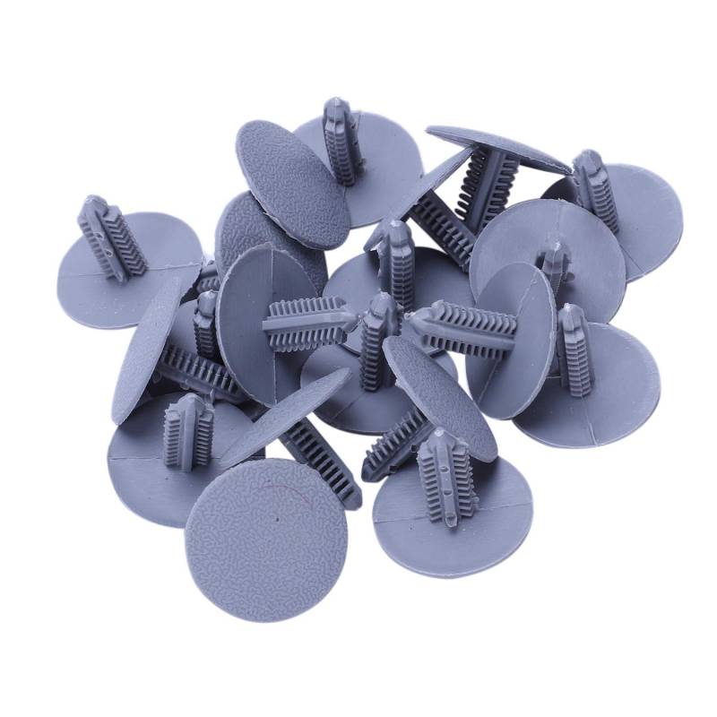 Duendhd 20 Pieces Grey Plastic Mat Gegen Fahrzeug Splash Model Clips 7mm X 16mm X 24mm von Duendhd