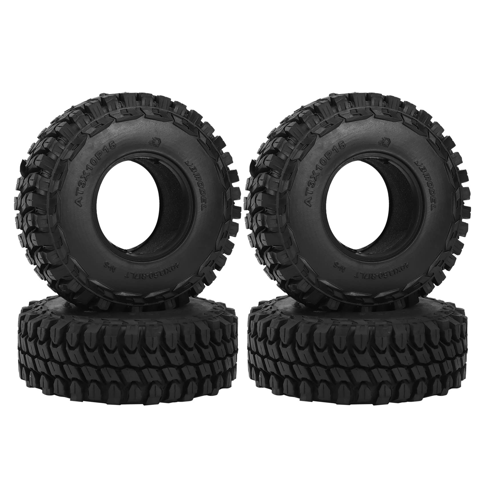 Duendhd 4PCS 110MM 1,9 Gummirad Reifen Reifen für 1/10 RC Crawler Axial SCX10 90046 SCX10 III AXI03007 TRX4 D904 von Duendhd