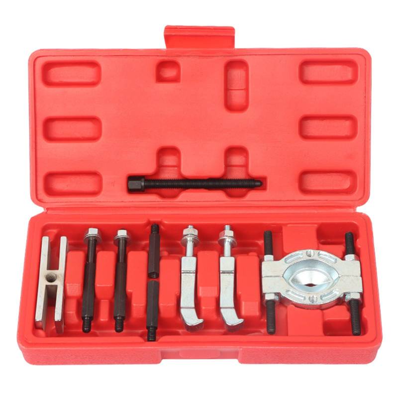 Duimimi-Lager-Puller-Kits 9PCS Getriebelager Demontage Werkzeug Puller Chrom Vanadium Stahl einschließlich Klauenform-Stoßschrauben Aufbewahrungsbox Paket Paket Scheibe 15-38 mm von Duimimi