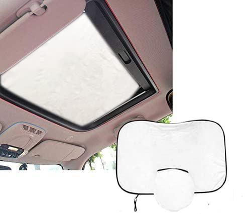 PopUp Glasdach Sonnenschutz Autofenster Schiebedach Schatten Faltbarer Windschutzscheibe Sonnenschutz UV für Mini F55 F56 F54 Countryman Cooper Abmessungen: 48 * 70 cm (One Stück Roof) von Duleutgnu