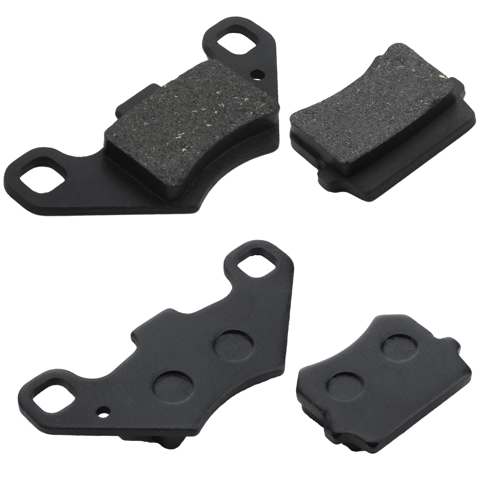 4 Stück Ersatz des Hinteren Scheibenbremsbelags Ersatz Für 50cc 70cc 90cc 110cc 125cc 140cc ATV Go Kart Quad Dune Buggy 4 Wheeler, Atv Bremsbeläge Asbestfrei Bike Brake Pads (Schwarz) von Duluok