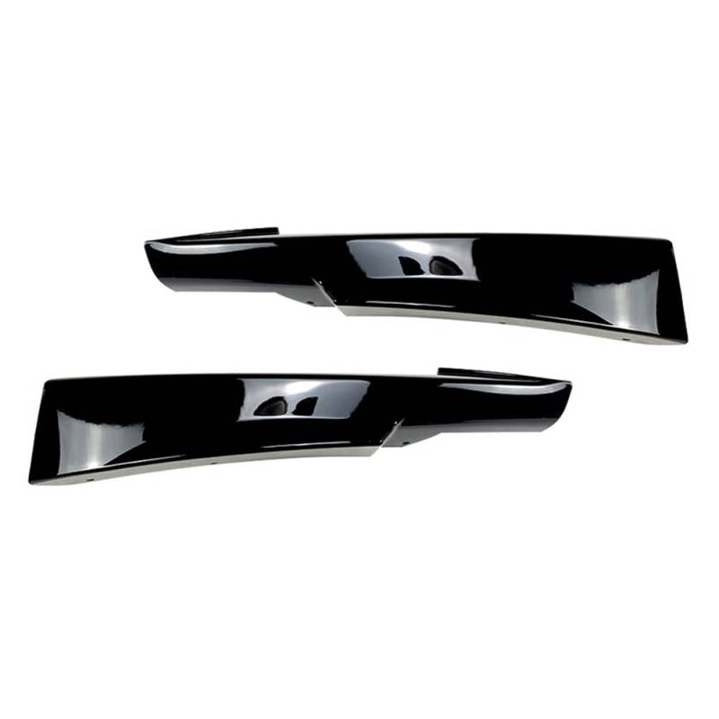 Dunlea GläNzend Schwarz FrontstoßStange Lip Corner Cover Trim Unterer Schutz Splitter Spoiler für E90 320I 330I 09-12 von Dunlea