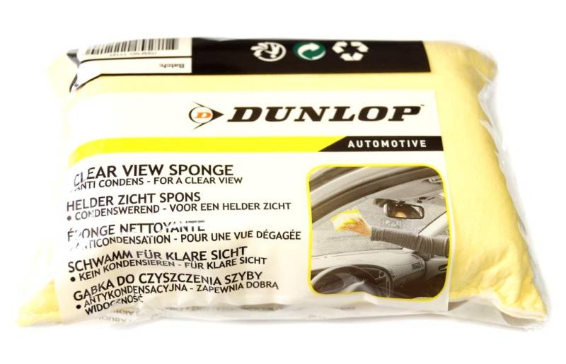 PRESKIN Dunlop Scheiben-Schwamm für Klare Sicht - Schluss mit beschlagenen Scheiben von Dunlop Automotive