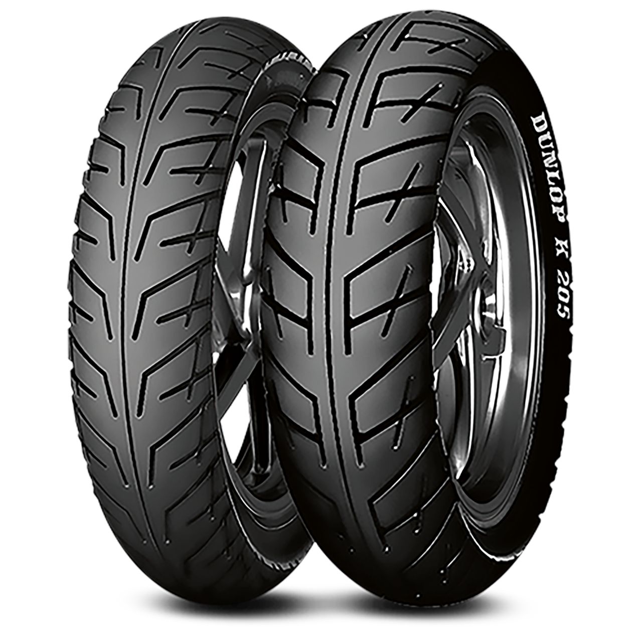 DUNLOP K 205 F 110/80 - 16 M/C TL 55V FRONT von Dunlop