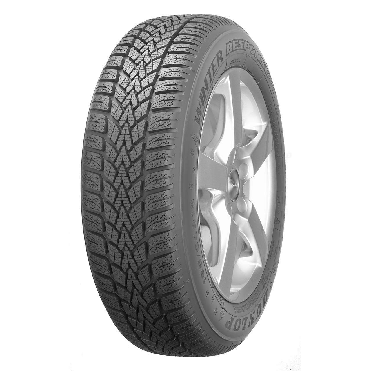 Dunlop Winter Response 2 MS M+S - 195/60R16 89H - Winterreifen von DUNLOP