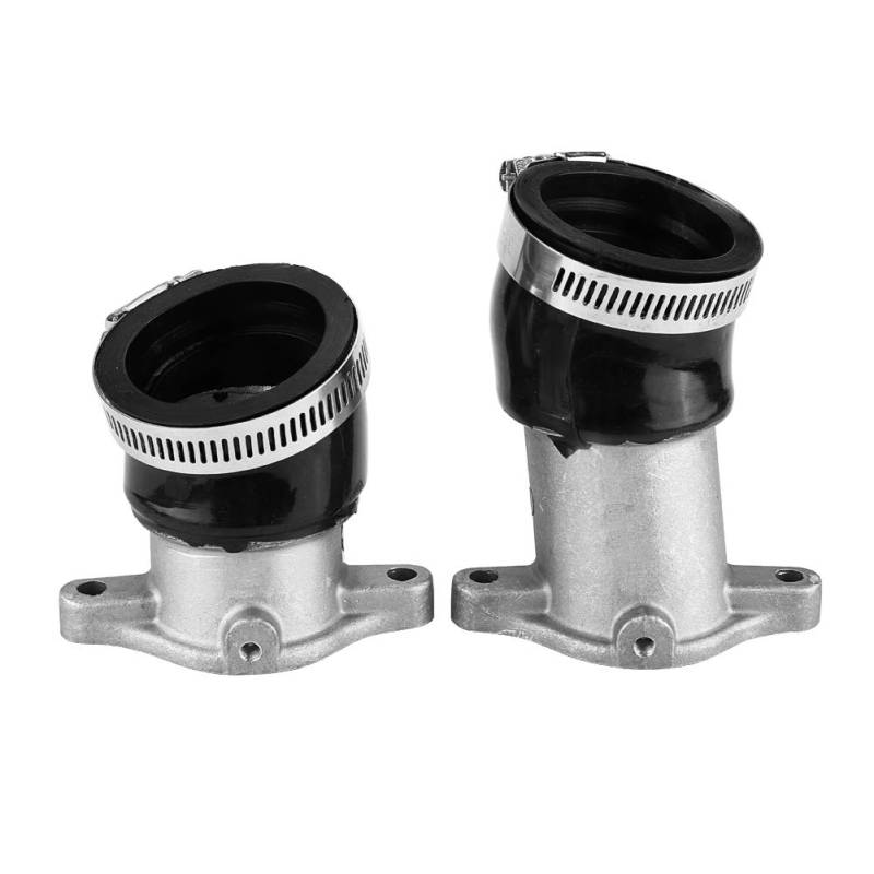 Ansaugkrümmer,Duokon Ansaugkrümmer Vergaser, 2PCS Aluminium Motor Ansaugkrümmer Vergaser Ansaugkrümmer Ansaugkrümmer Vergaser Boot für CX500 1978-1982 von Duokon