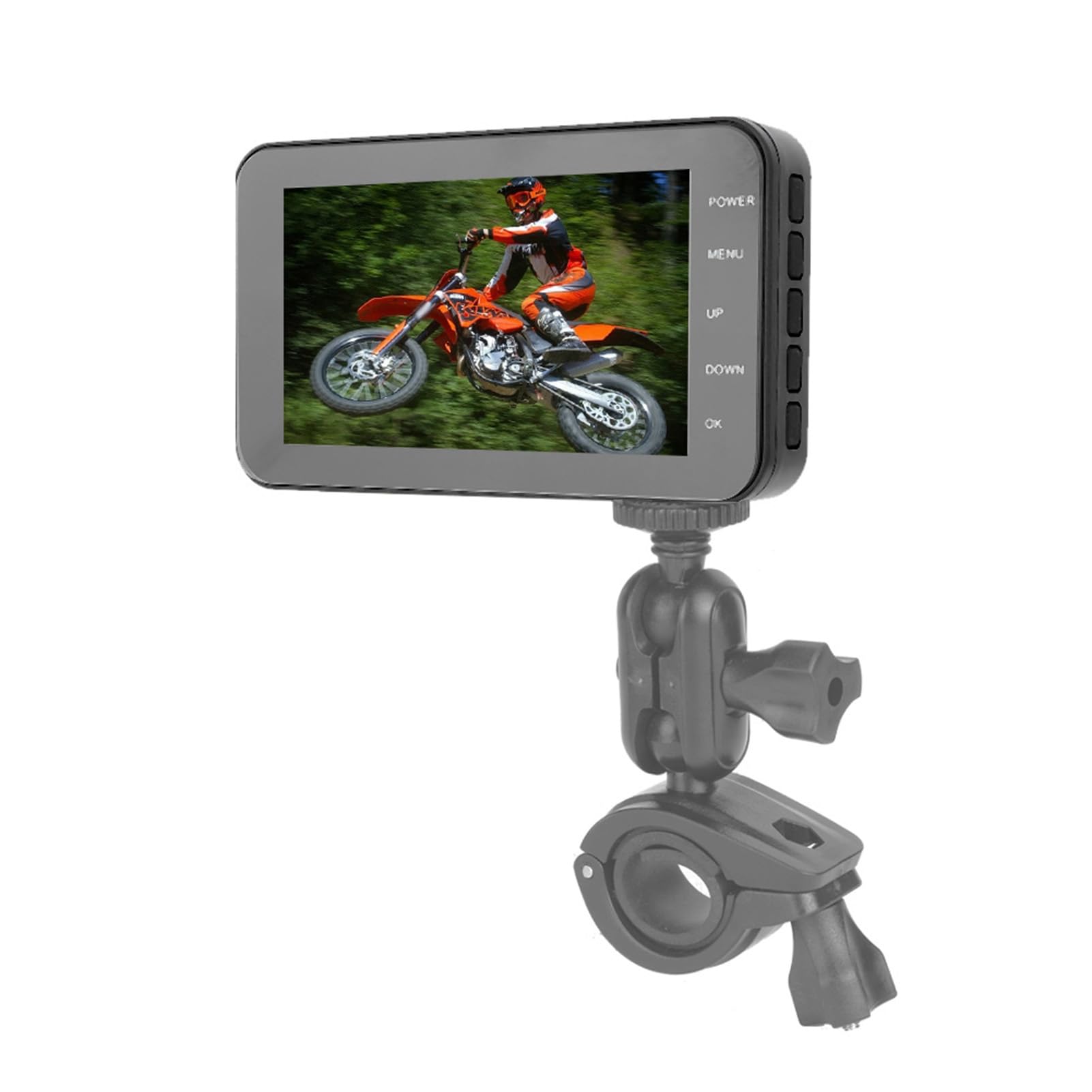 Host-Duokon 4 Zoll 1080P HD Bildschirm Motorrad DVR Recorder wasserdichte Front- und Rückfahrkamera Fahren Dash Cam Videorecorder Unterstützung WiFi von Duokon