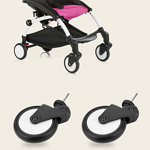 Kinderwagen Gummiräder Zubehör Radsatz vorne hinten für Yoya Vovo Rad Kinderwagen-Werkzeuge(Vorderrad) von Duokon