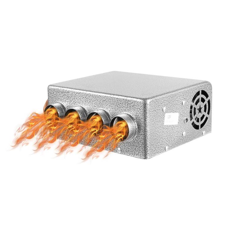 Duoruameng Auto Heizluefter, 12V- 4- Loch Universal Car Heater, Winterschnelle Heizung Wärmer, Entfroster Standheizung, Energieeinsparung von Duoruameng