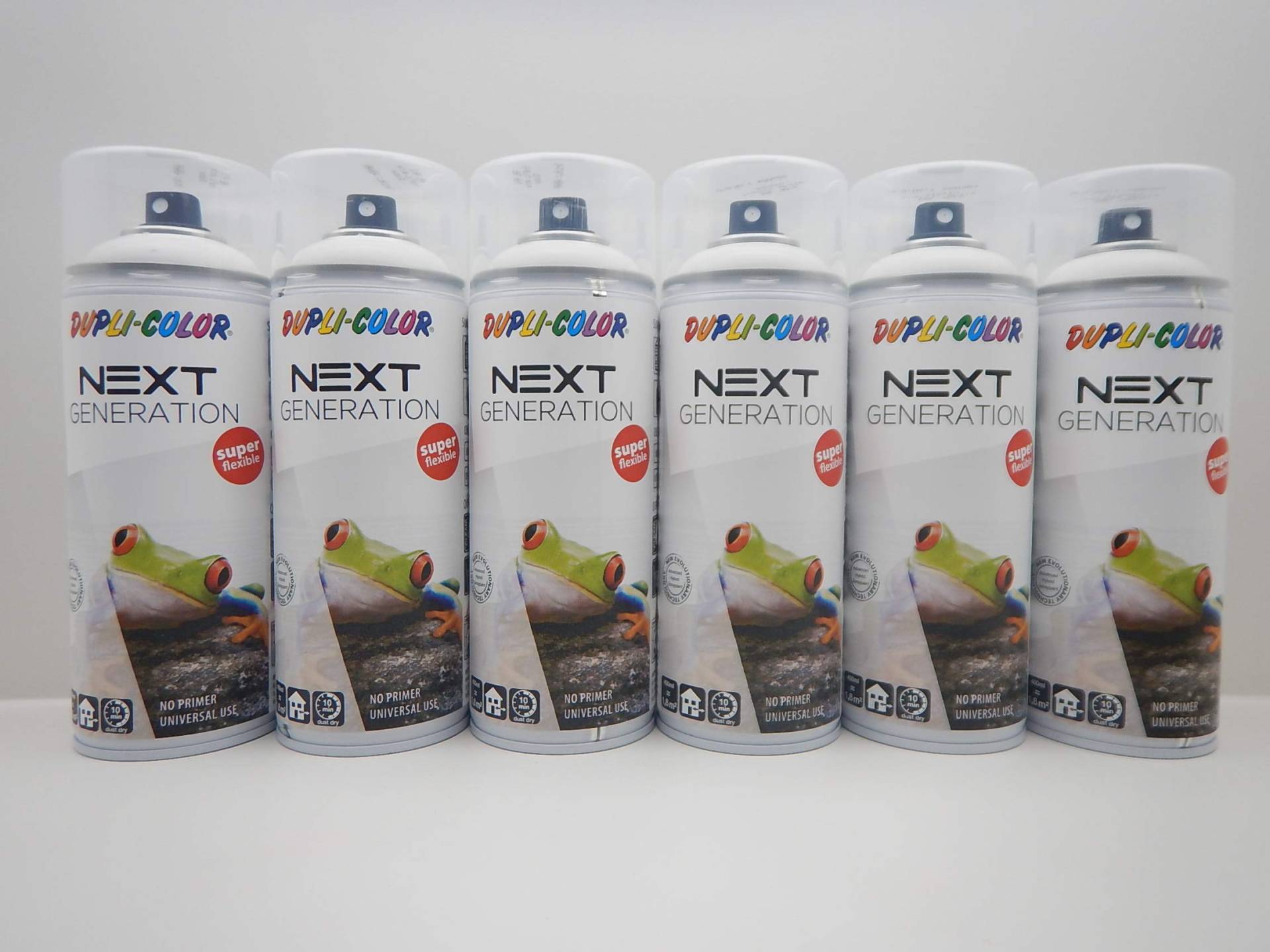 Dupli Color 2in1 RAL 9016 Next VERKEHRSWEISS GLÄNZEND Spray Lack SPRAYDOSE 400ML (6) von Dupli Color