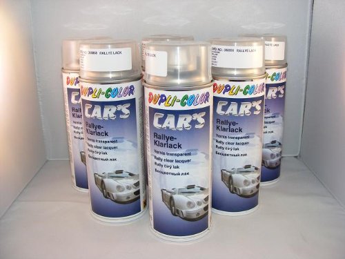 Dupli Color 385858 Car´s Rallye Klarlack glänzend 6 Spraydosen á 400ml von DUPLI-COLOR