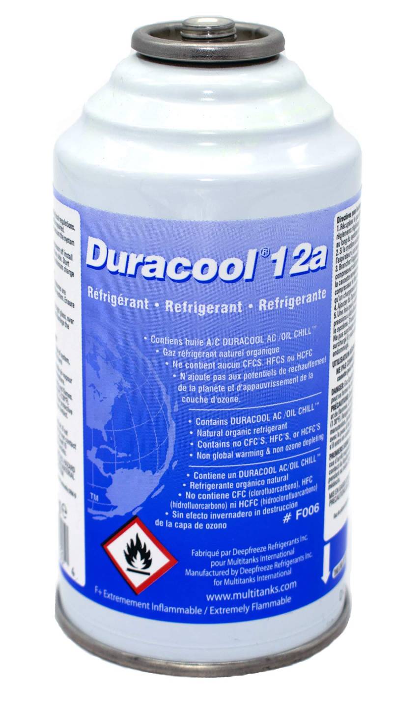 Duracool 12a Kältemittelbehälter - ersetzt R12 R134a und HFO 1234yf von Dura-Cool