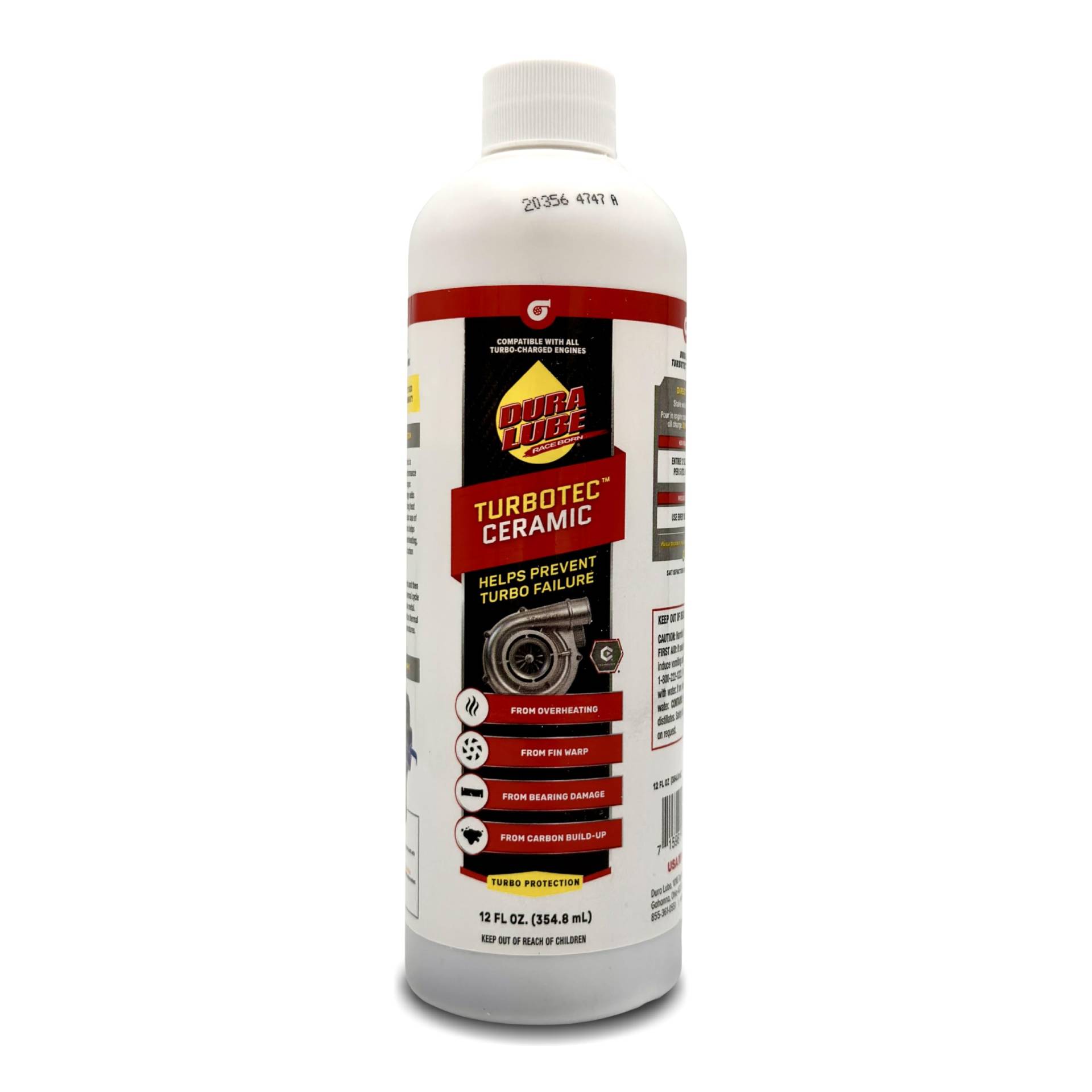 Dura Lube Turbo Tec Keramik-Turbo-Schutzzusatz für alle Turbos, niedrigere Temperatur, 340 g von Dura Lube