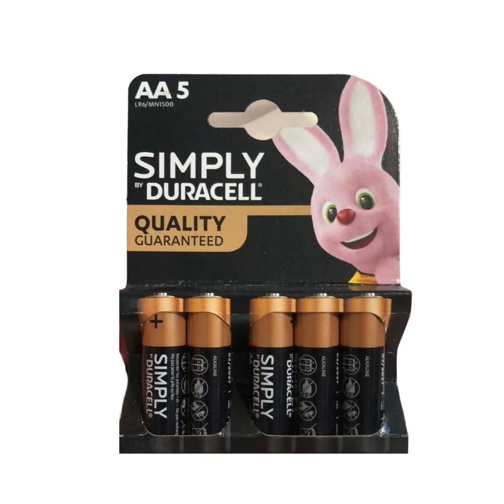 DURACELL Simply AA B5 STILO MN1500 ALKALINA von Duracell