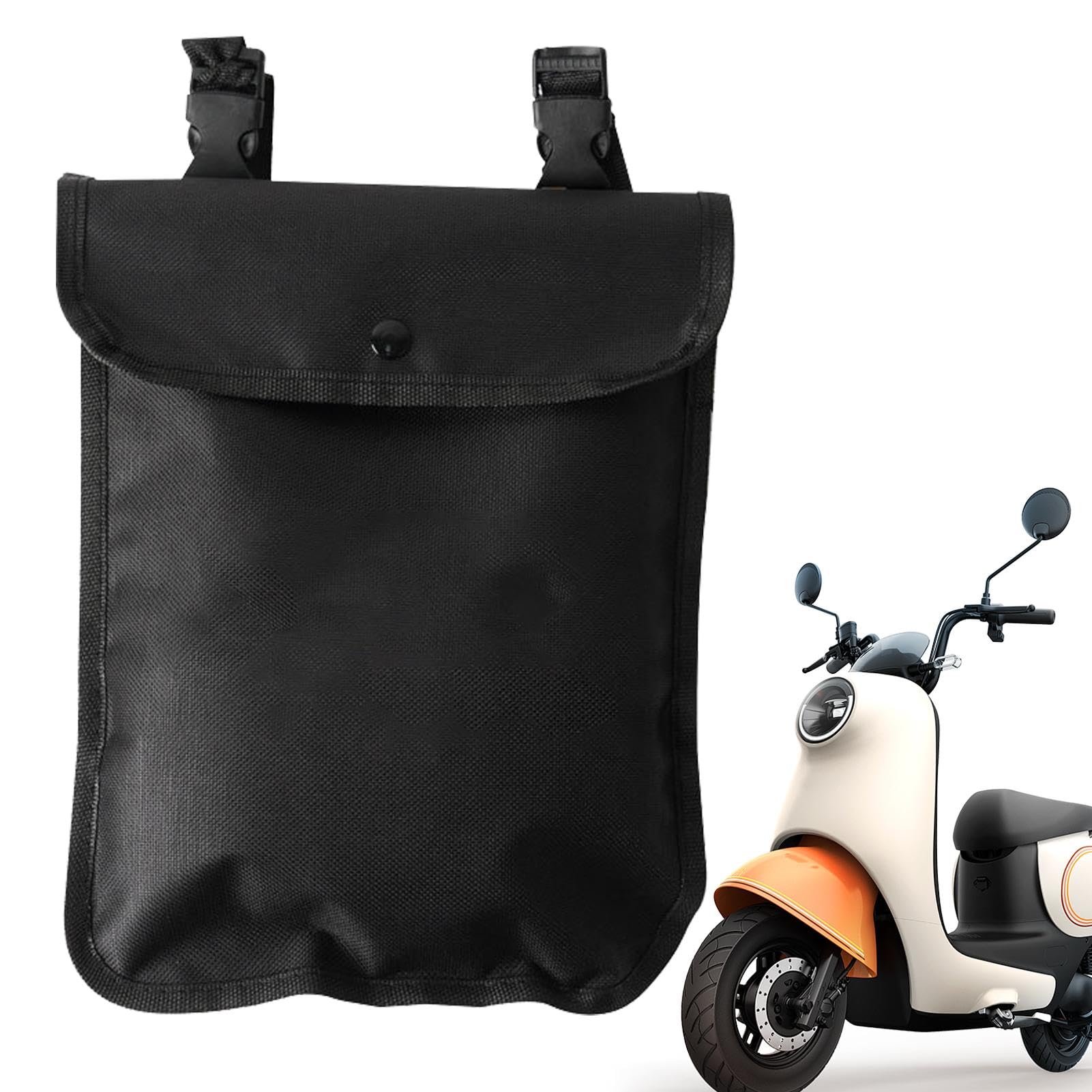 Duroecsain Fahrrad-Fronttasche,Lenkertasche, wasserdichte Oxford-Röhrentasche, Reitzubehör, multifunktionale Vordertasche, Kratzfeste Elektrofahrradtaschen für Männer und Frauen von Duroecsain