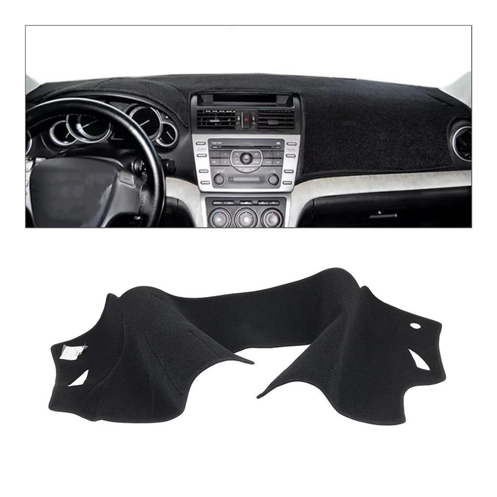 Armaturenbrettabdeckung 1pc Auto Dashboard Abdeckung Rutschfeste Matte Dashmat Teppich Polyester Links Für Mazda 6 GH Serie 2009-2012 von Dusibulv