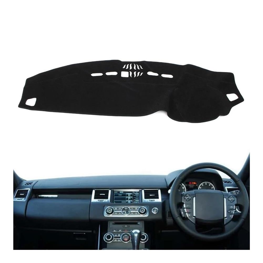 Armaturenbrettabdeckung Auto Dash Matte Dashboard Abdeckung Dashmat Für Land Rover LR3 LR4 Für Discovery 3 4 2005-2016 & Für Range Rover Sport 2006-2009 RHD von Dusibulv