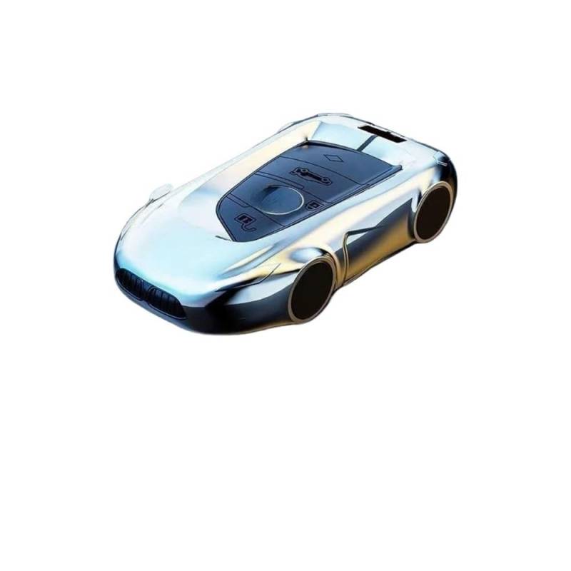 Auto Schlüsselgehäuse Für 3 5 Series X1 X3 X4 X5 X6 G20 G30 G05 G01 G02 Zinklegierung Silber Autoschlüsseletui Keyless Cover Schlüsselschale Autozubehör Schlüsselhülle Cover(Silver Style A) von Dusibulv