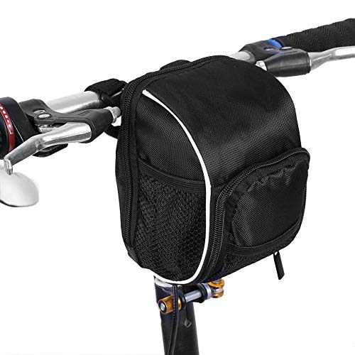 Fahrrad-Frontrahmentasche, schwarz Multifunktions-Schnellspanner abnehmbare Fahrrad Radfahren Frontrahmen Rohr Lenkertasche Tasche von VGEBY