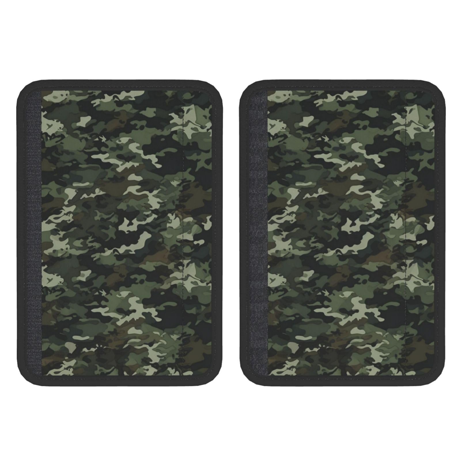 Dwrepo 2 x Auto-Sicherheitsgurtpolster, universal, Sicherheitsgurt-Bezüge, Nacken- und Sicherheitsgurt-Bezüge, weiches Komfortgeschirr-Pad, Camouflage-Sicherheitsgurtpolster für Autos/Rucksack von Dwrepo