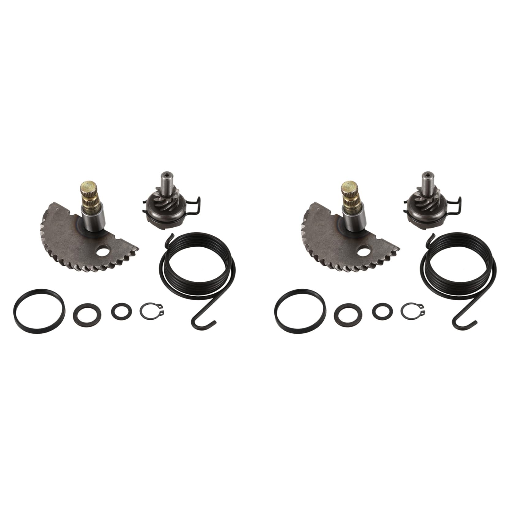 Dxoniislh 2X 1P39Qmb Kick Start Gear Kit Kits mit Scheibe für Gy6 50Cc 60Cc 80Cc 139Qmb Roller Moped von Dxoniislh