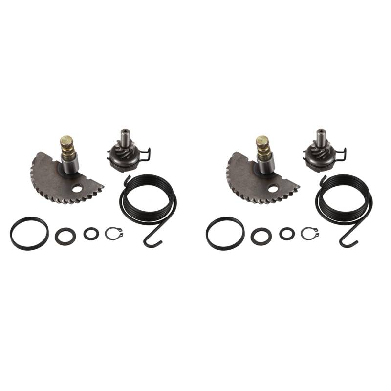 Dxoniislh 2X 1P39Qmb Kick Start Gear Kit Kits mit Scheibe für Gy6 50Cc 60Cc 80Cc 139Qmb Roller Moped von Dxoniislh