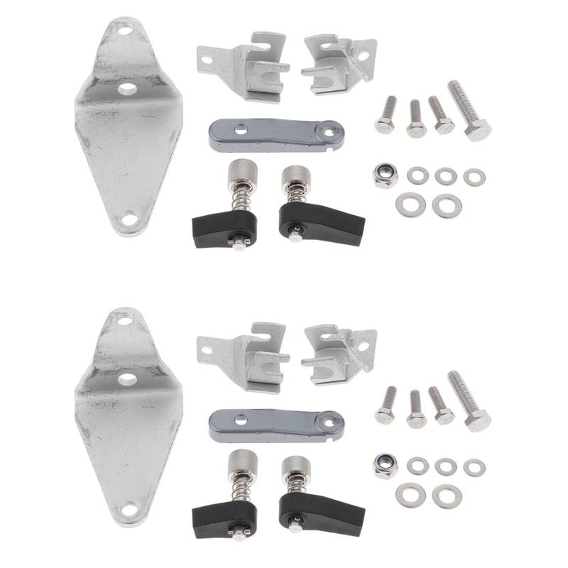 Dxoniislh 2X 689-48501-21-4D Fernbedienungs Befestigungssatz für Parsun 25 PS 30 PS 2 Takt Außenbordmotor von Dxoniislh