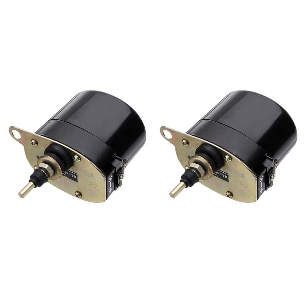 Dxoniislh 2X Scheiben Wischer Motor, 12V Auto Auto Scheiben Windschutzscheibe Wischer Motor für Willys Traktor 01287358 7731000001 von Dxoniislh