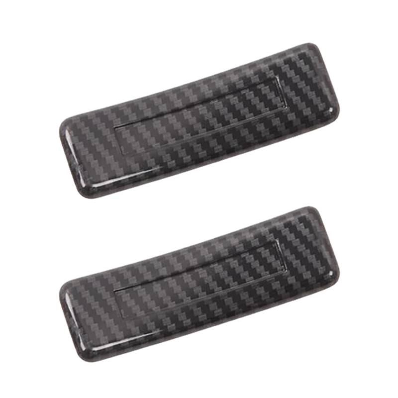 Dxoniislh 2X für NP300 2016-2021 Auto Linkshänder Fahrer Wasserbecherhalter Abdeckung Verkleidung Dekor Aufkleber Carbon Fiber Style von Dxoniislh