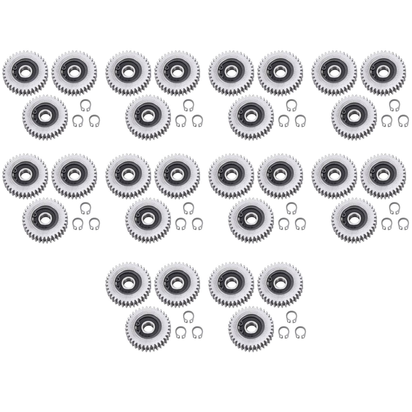 Dxoniislh 30 Stücke Getriebe Durchmesser: 38 mm 36 Zahn StäRke: 12 mm Fahrzeug Stahl Getriebe von Dxoniislh