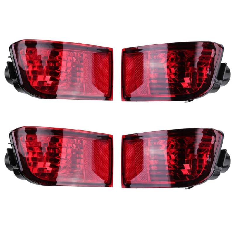 Dxoniislh 4x für Land Cruiser Prado 120 RüCkleuchte 2002-2009 Heck StoßStangen Reflektoren Lichter Keine GlüHbirne RüCklicht RüCklicht Schale von Dxoniislh