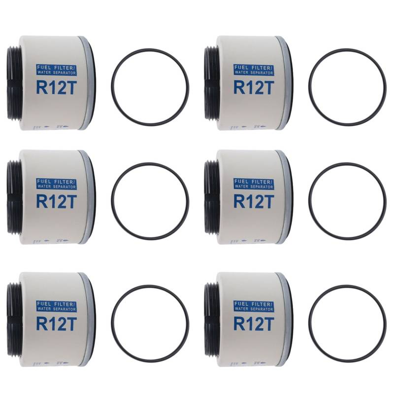 Dxoniislh 6X R12T Kraftstoff- / Wasser Abscheider Filter Motor für 40R 120AT S3240 NPT ZG1/4-19 Kfz Teile Komplette Filter Patrone von Dxoniislh