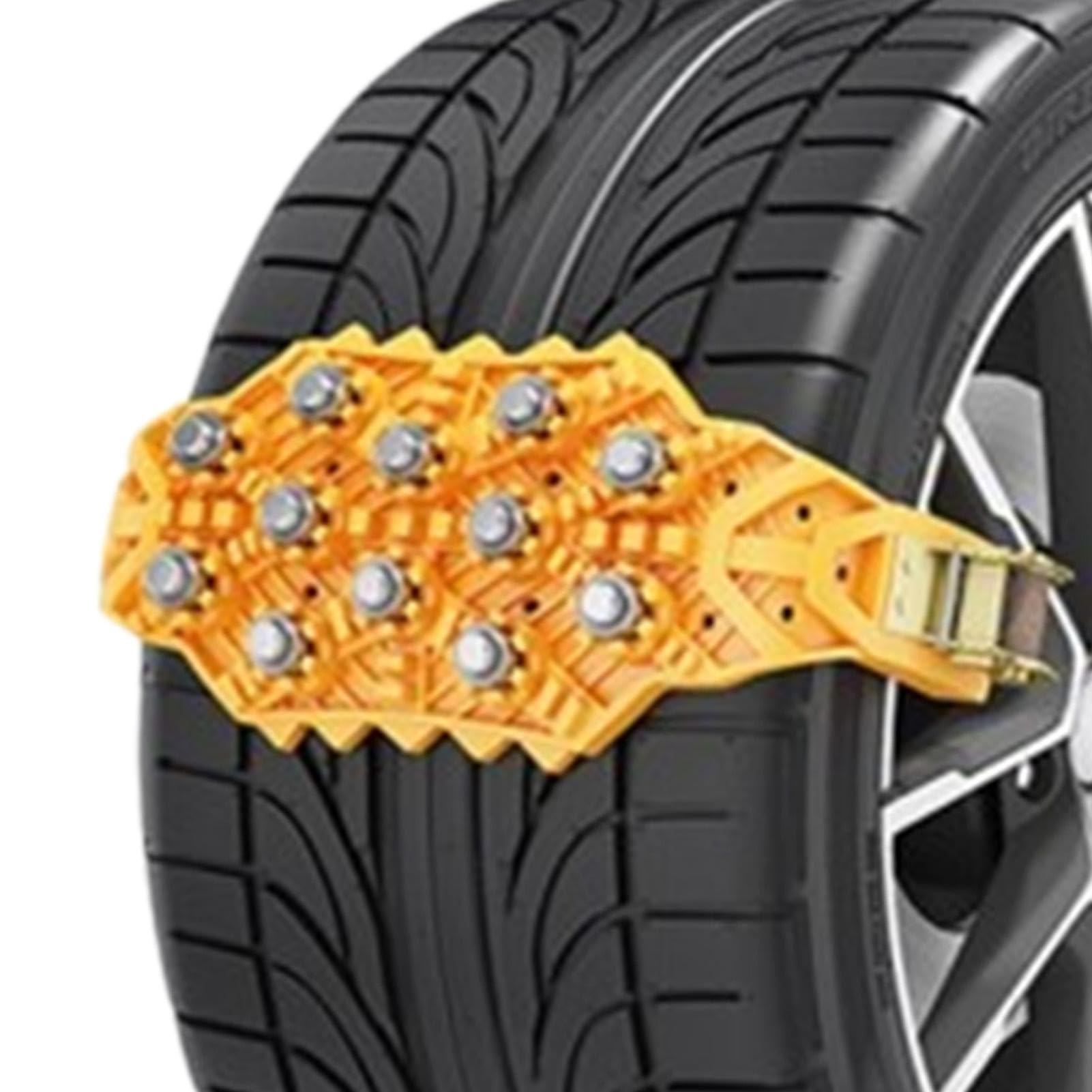 Tire Chains For Cars, Heavy Duty Snow Chains, Anti-Skid Tire Chains, Safe Anti Snow Chains, Traction Mud Chains, Security Tire Chains, Winter Tire Chains, SUV Tire Chains, Truck Tire Chains, Noise Red von Dybnuhoc