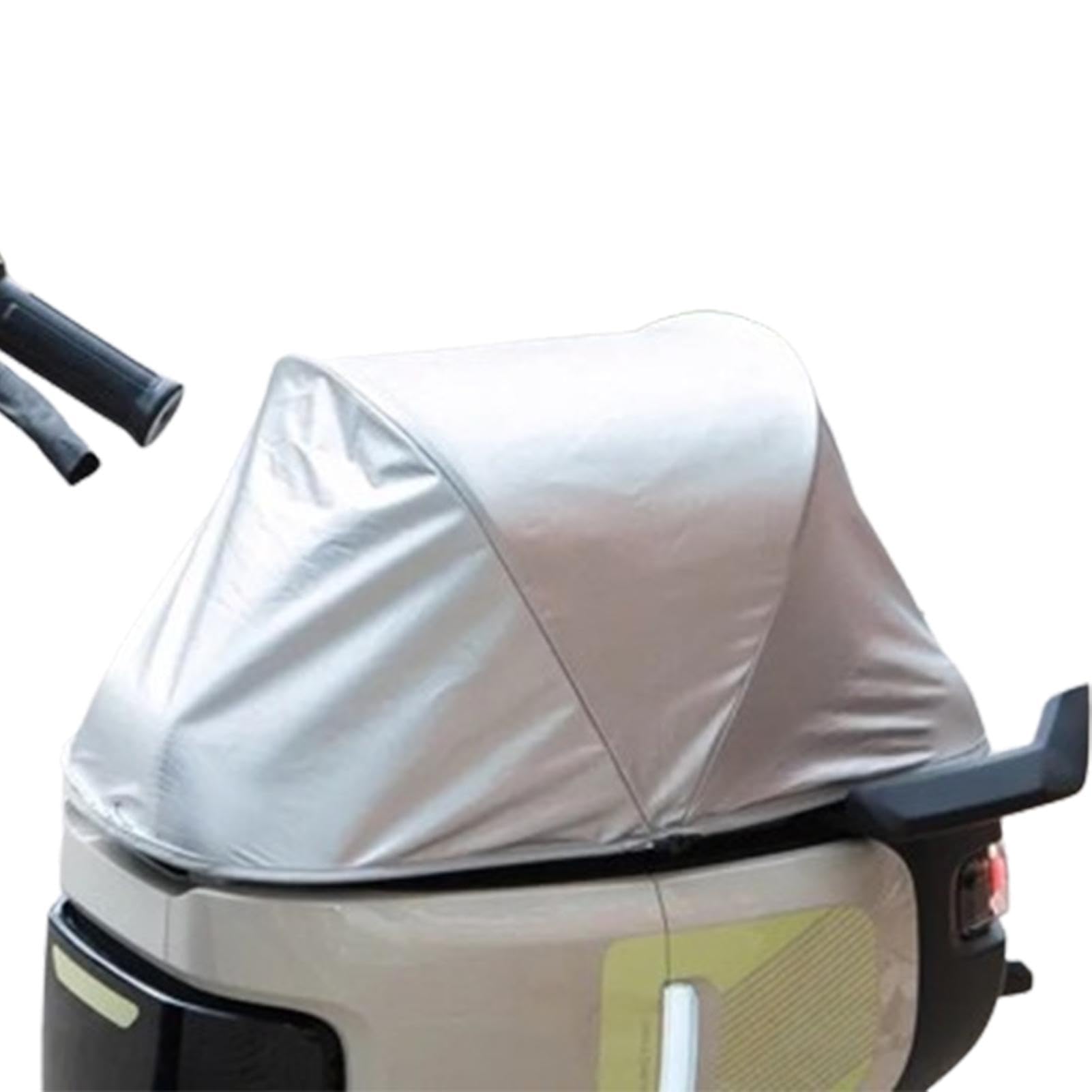 Dyeulget Motorradsitz-Regenschutz, Sonnenschutz, Motorradsitzbezug, Regenschutz, faltbar, wasserdicht, für alle Jahreszeiten, schützt vor Sonne von Dyeulget