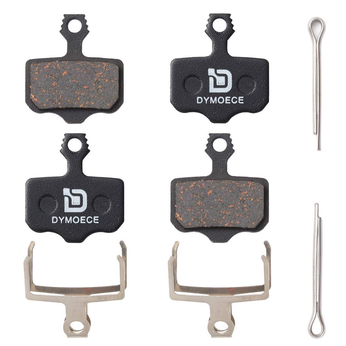 Dymoece 2 Pairs Semi-Metallic Bicycle Disc Brake Pads for Avid Elixir 1 3 5 7 9 R ER CR Mag Sram XO XX X7 X9 XXWC DB1 DB3 DB5 von Dymoece