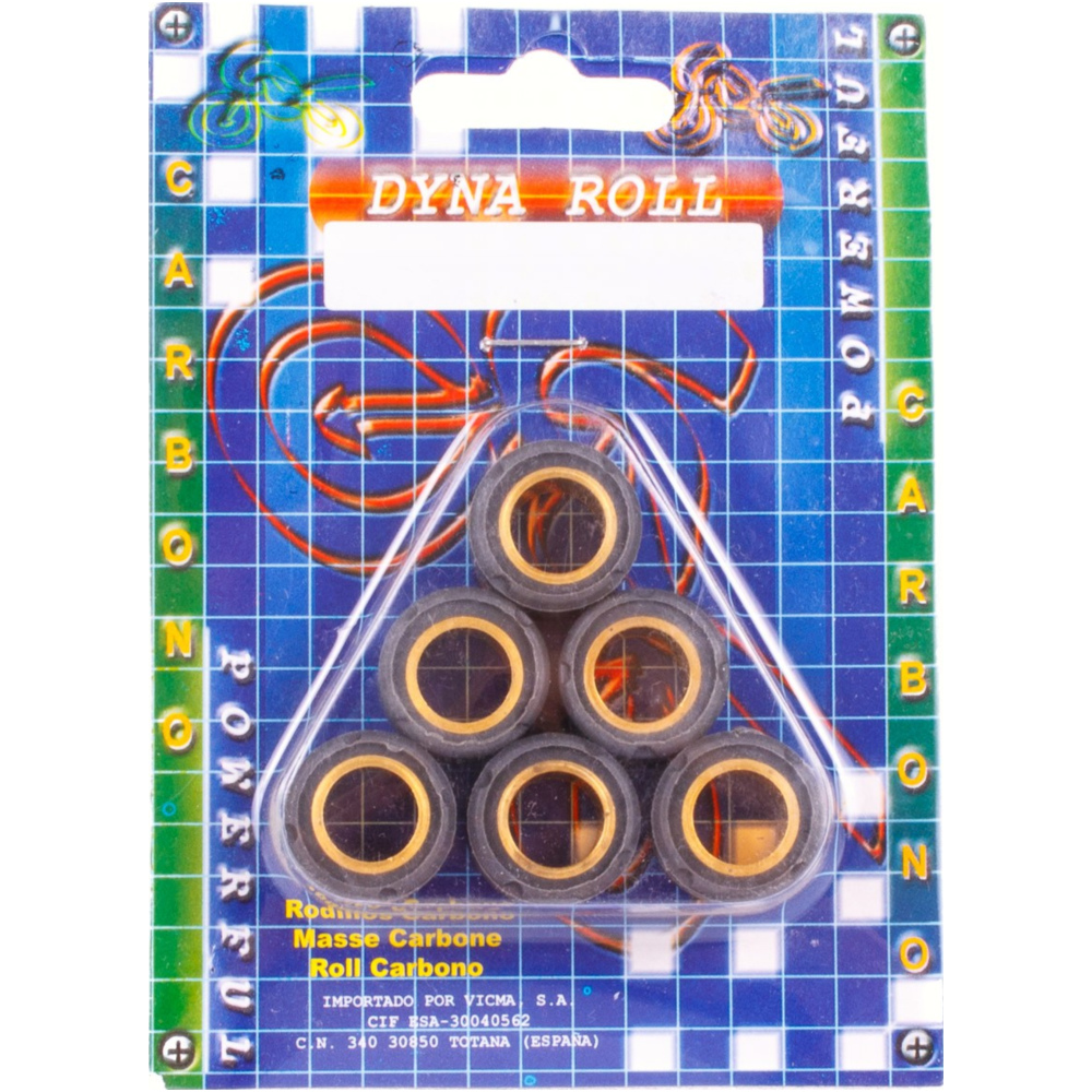 Dyna roll 1591020 variomatikgewichte, variomatikrollen 8,7 gr. carbon rollenkit 19x17 - mc20-1917-87 von Dyna Roll