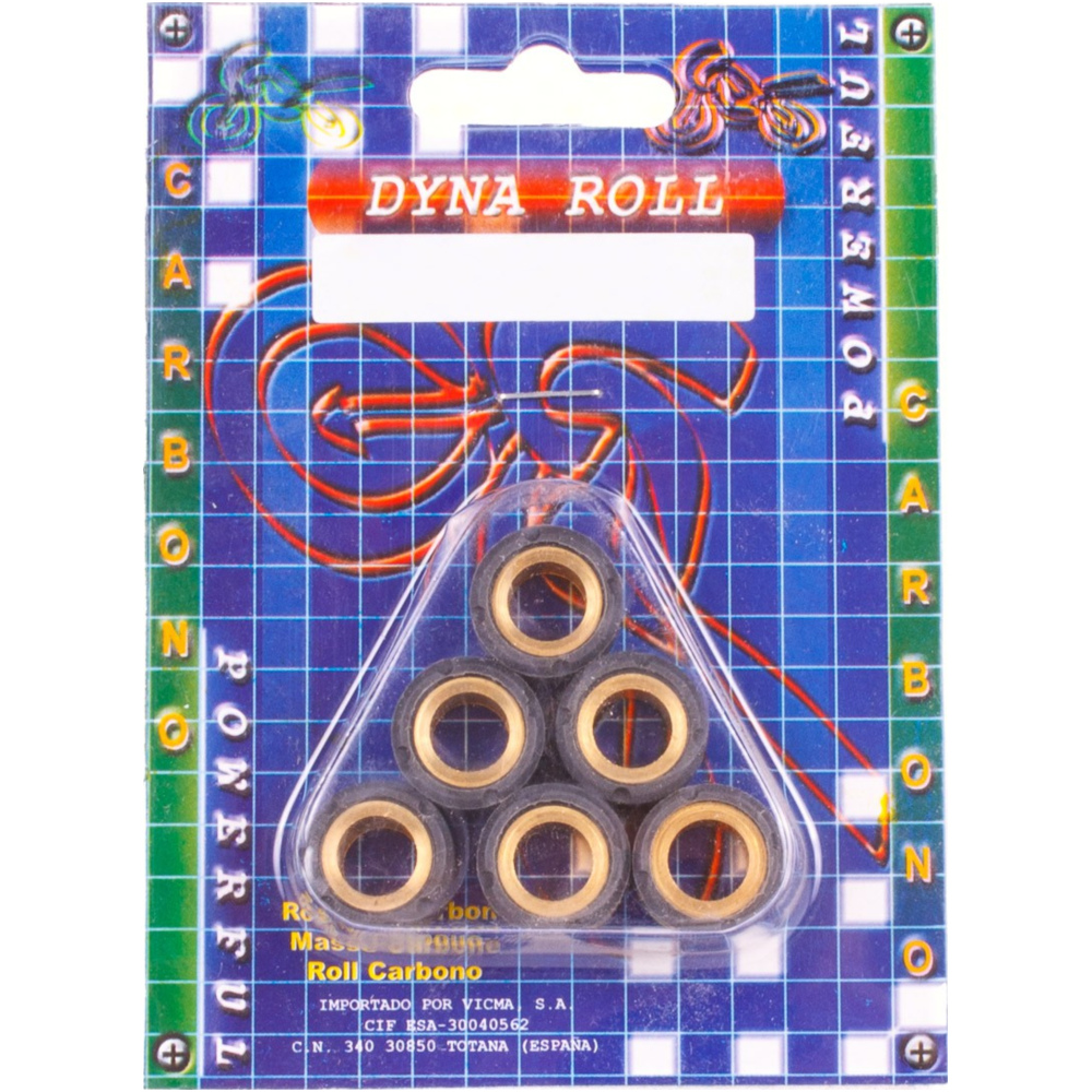 Dyna roll 1591022 variomatikgewichte, variomatikrollen 11 gr. carbon rollenkit 20x12 - mc20-2012-110 von Dyna Roll