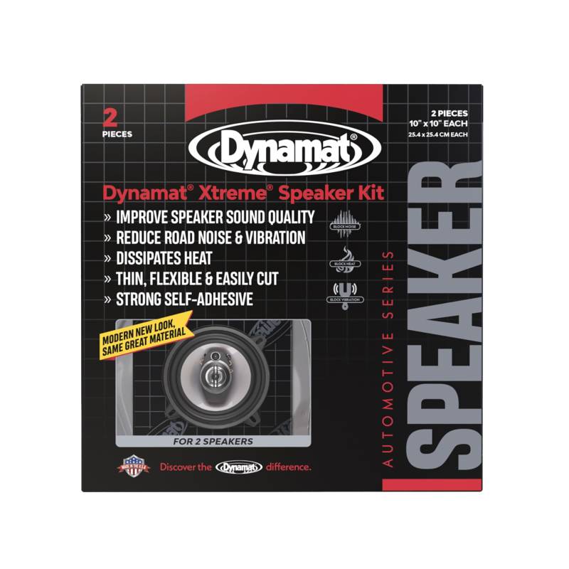 Dynamat 10415 Xtreme Lautsprecher-Matten, je 25,4 x 25,4 cm (10 x 10 Zoll), 2 Stück von Dynamat