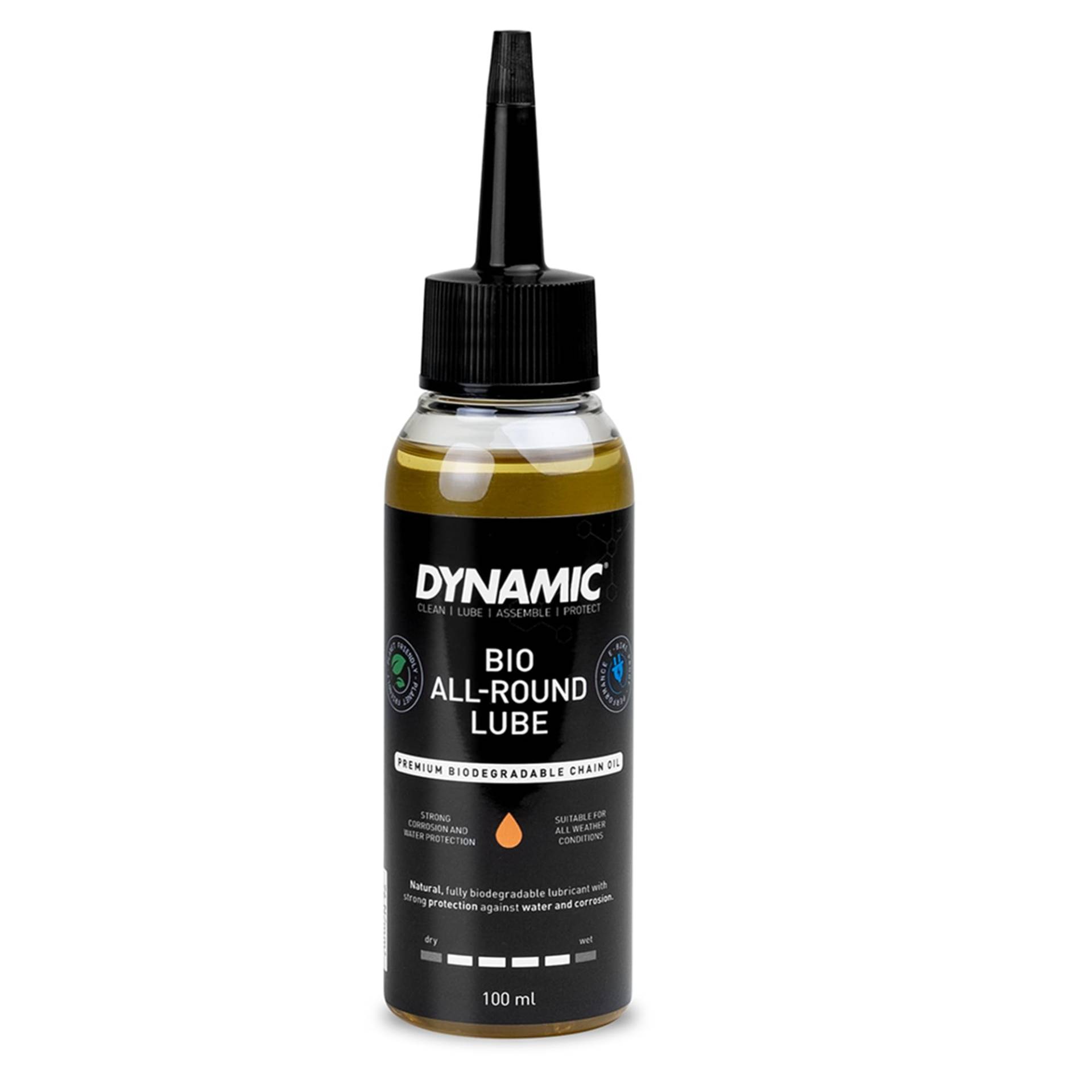 Dynamic Bio All-Round Lube 100ml - Biologisch Abbaubares Kettenöl - Reduziert Reibung, Schützt Vor Korrosion - Perfekt Für Rennräder, E-Bikes Und MTB von Dynamic Bike Care