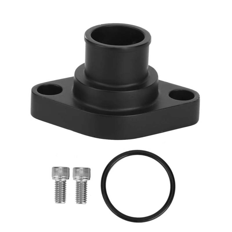 Dyocoag 440 Motor Wasserhals Thermostat Schürze Schwarzes Aluminium passt zur OE -Technologie [Automobilbegeisterte] von Dyocoag