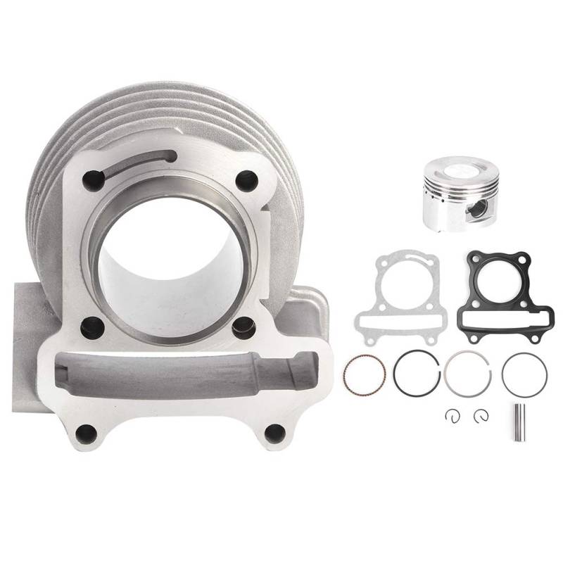 Dyocoag Motorzylinder Rebuild Kit mit Kolbenringstiftdichtung Moped Scooter Pass für GY6 80 von Dyocoag